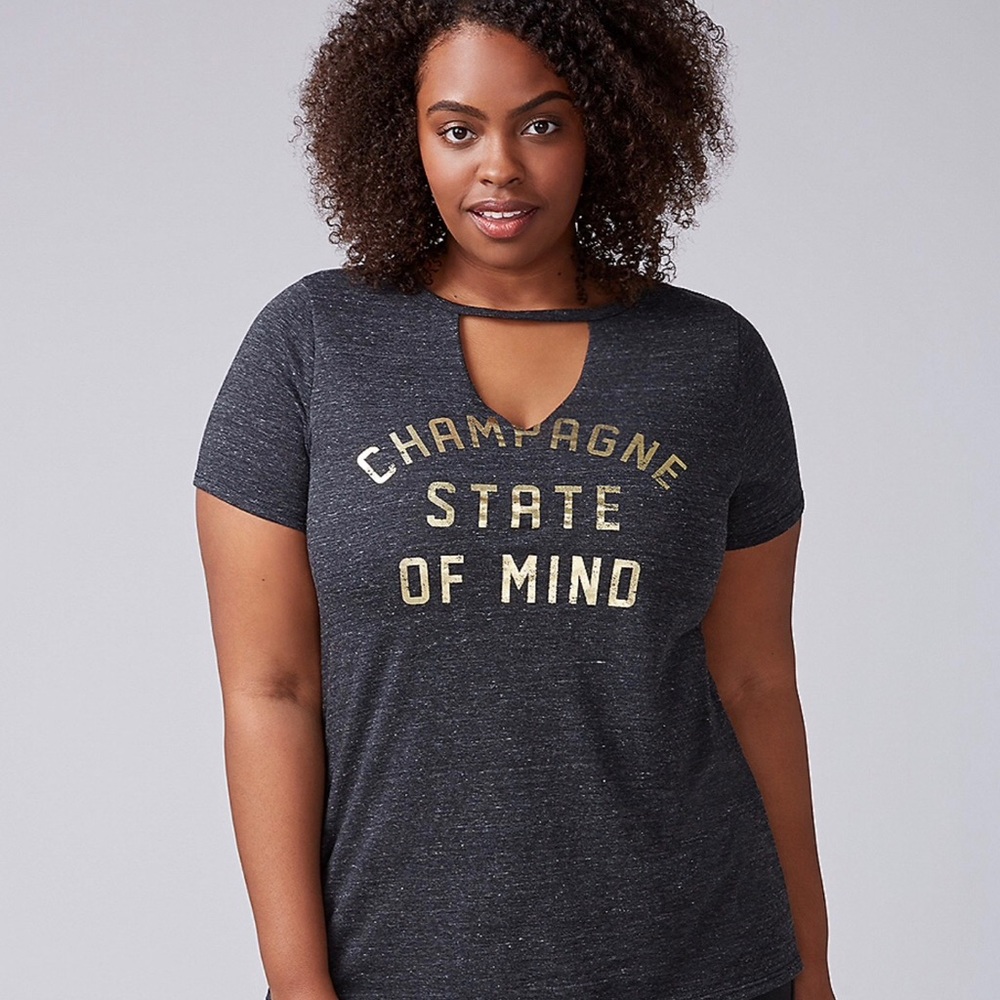 Graphic Choker Tee
